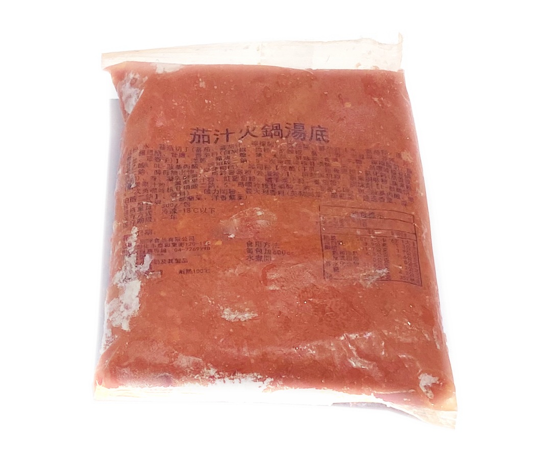 鮮採蕃茄火鍋湯底 300g 包裝實拍